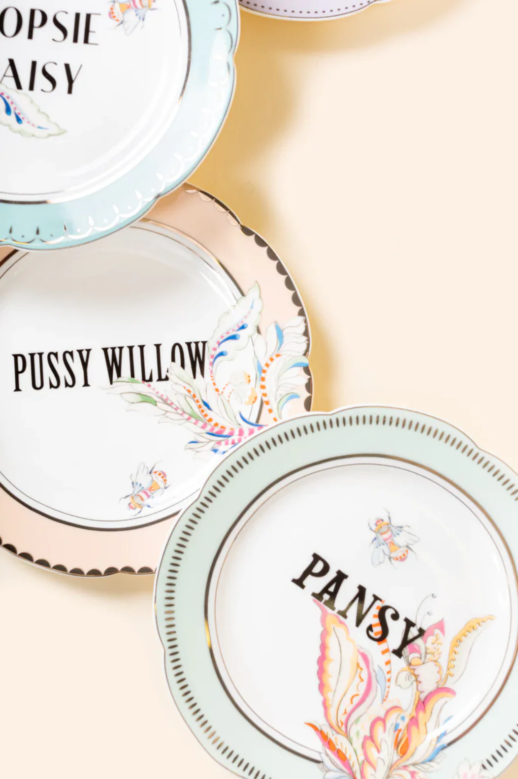 Yvonne Ellen Floral Tea Plates, Set Of 4 - Image 2