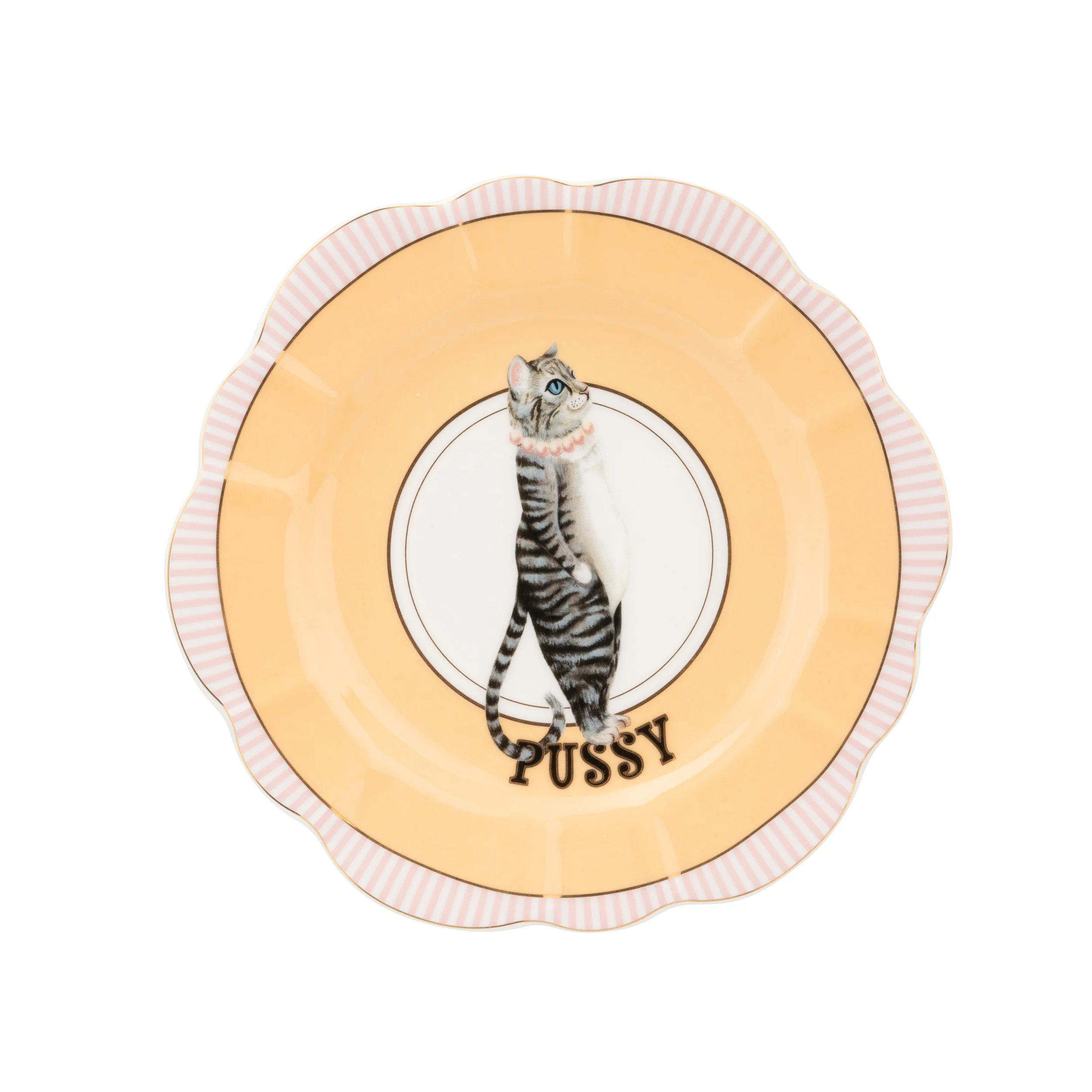 Yvonne Ellen Flower Shaped Sandwich Plate, Pussy Cat - Image 6