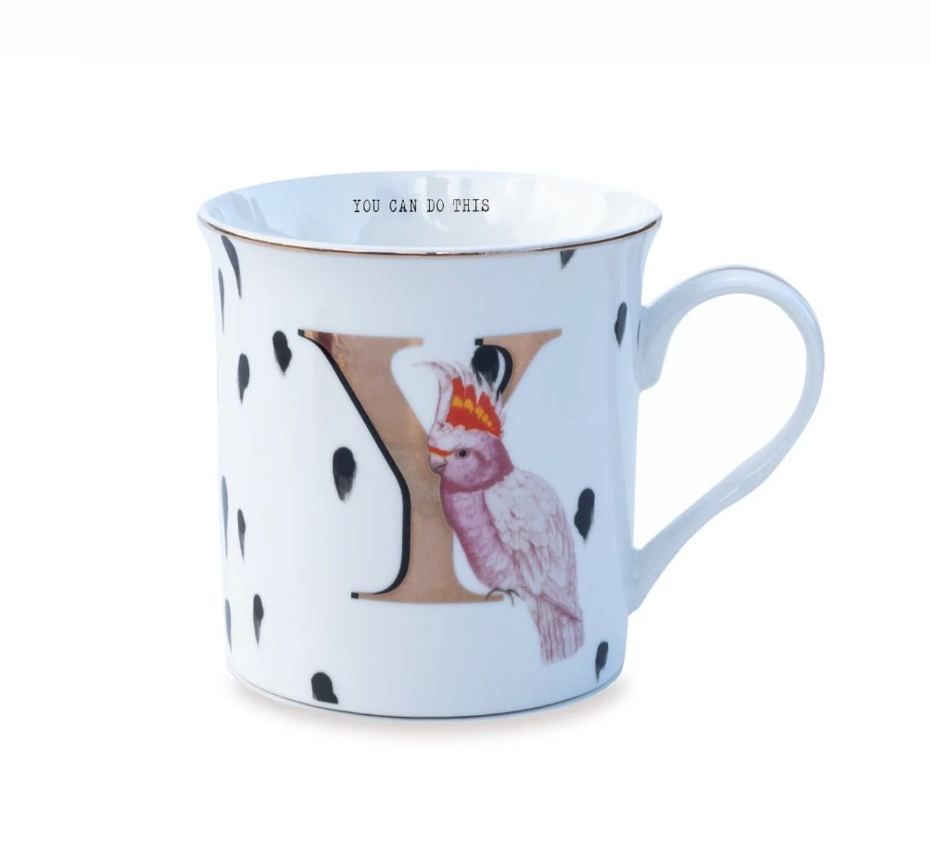Yvonne Ellen Gold Edition Alphabet Mug Small - Image 24