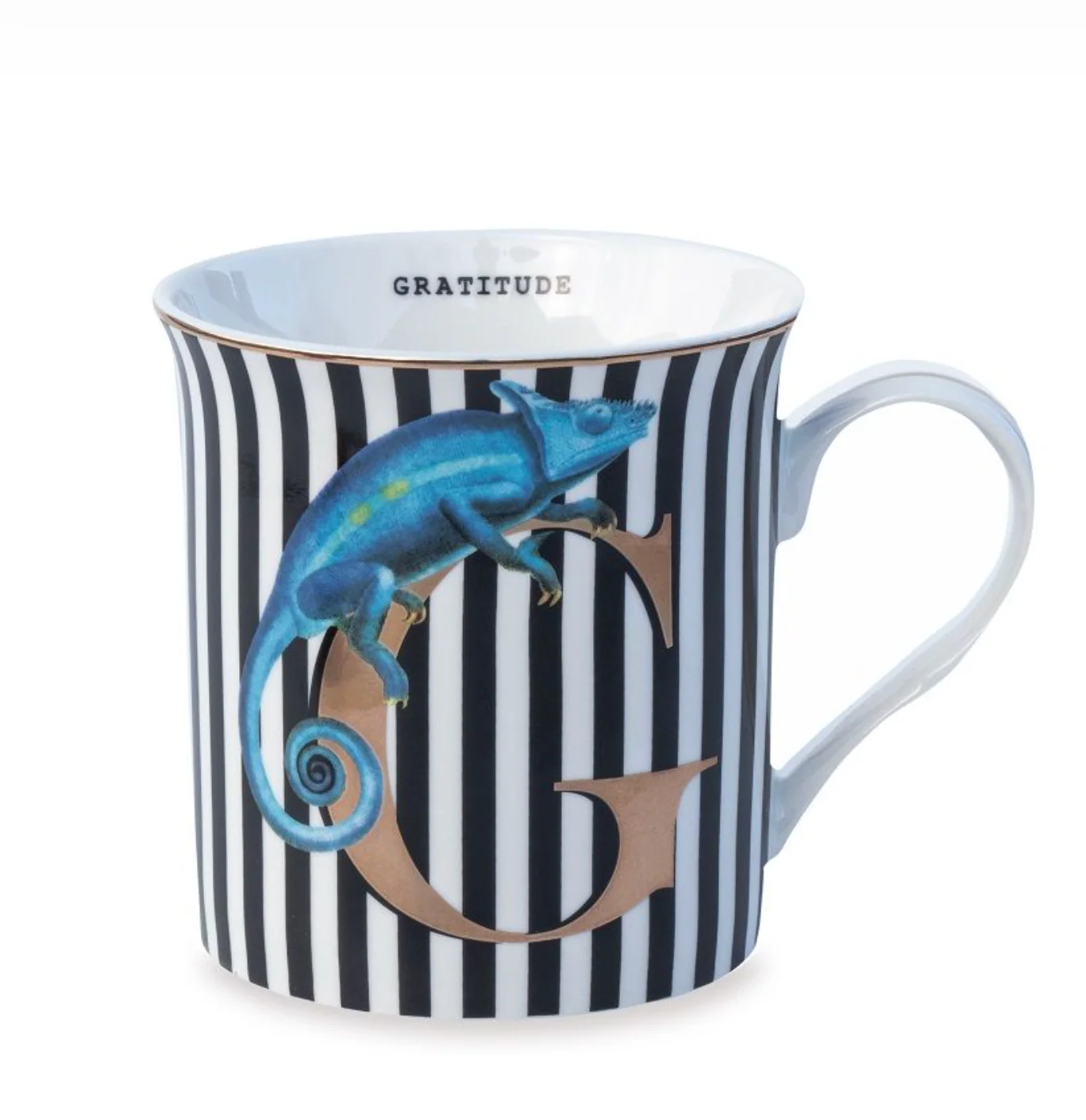 Yvonne Ellen Gold Edition Alphabet Mug Small - Image 42