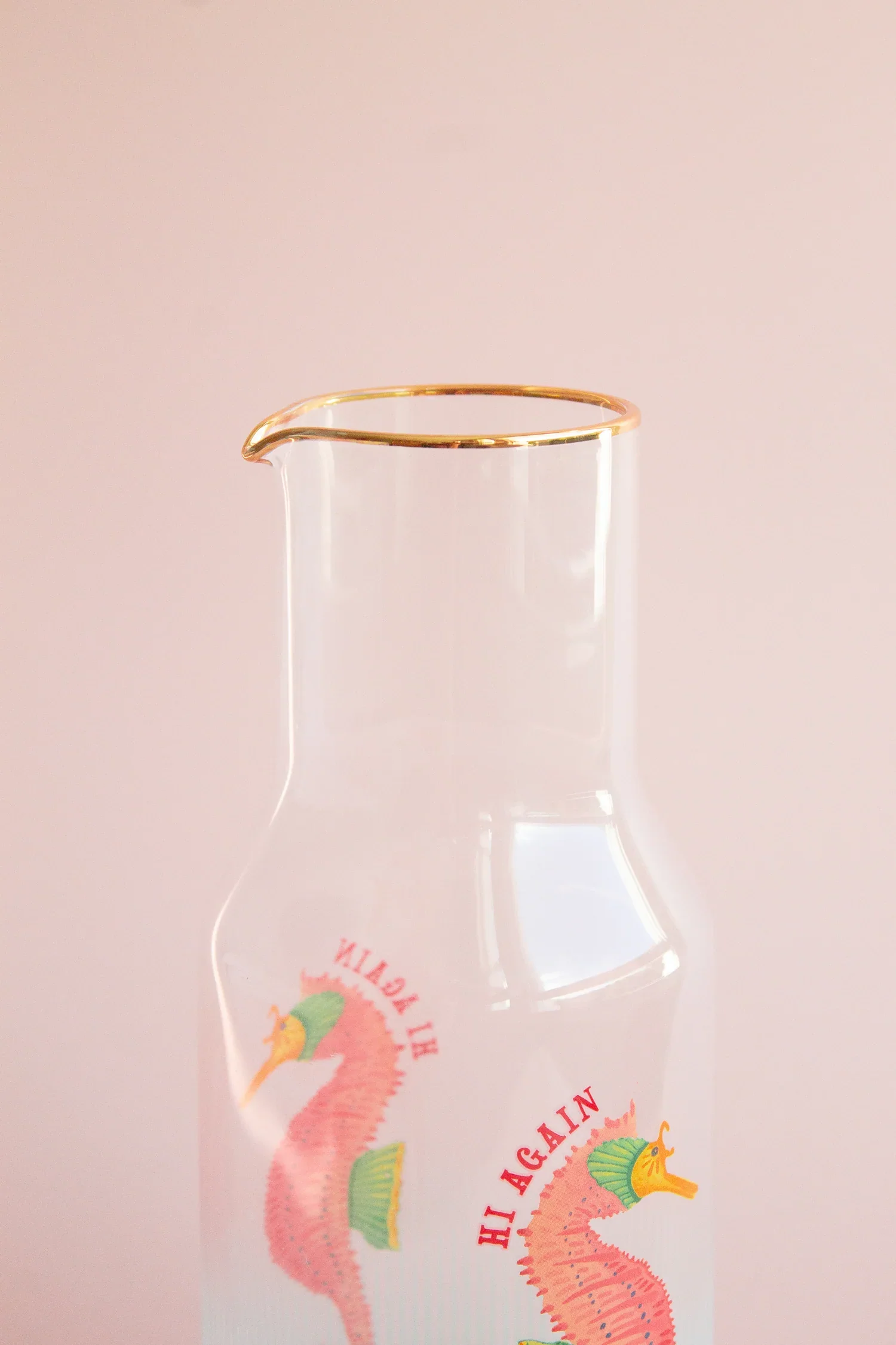 Yvonne Ellen Seahorse Glass Carafe - Image 2