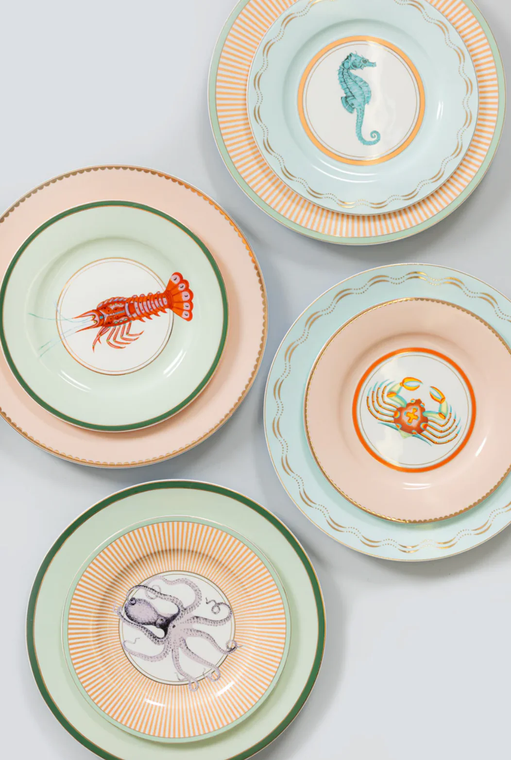 Yvonne Ellen Under The Sea Side Plates, Set of 4 - Image 2